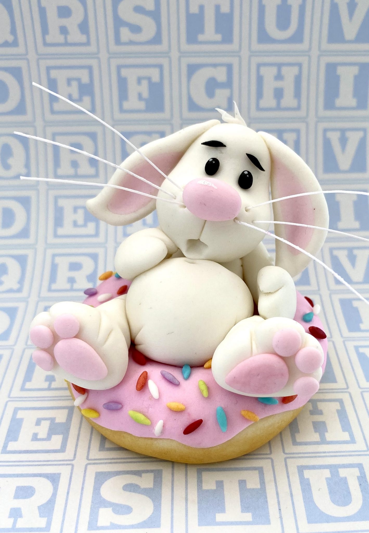 Easter Bunny Fondant Figure Modelling Grace Stevens